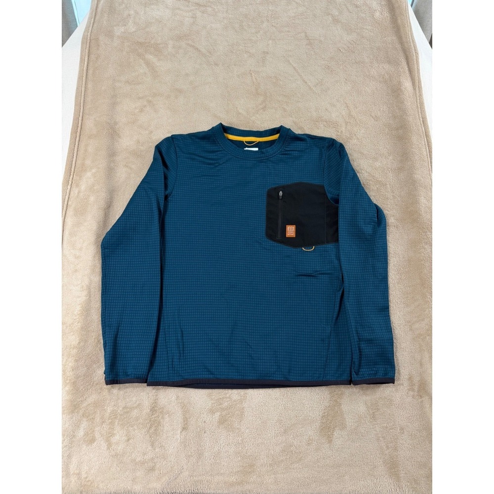 Topo Designs‎ Global Midlayer Crew Pullover Men's Small Long sleeve EUC